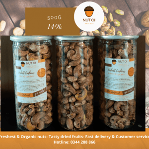 Điều Vỏ Lụa 500g - Inshell Roasted Cashews